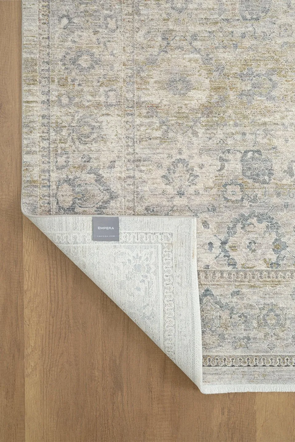 Antique Smoke Vintage Desenli Modern Klasik Salon Halısı - görsel 3