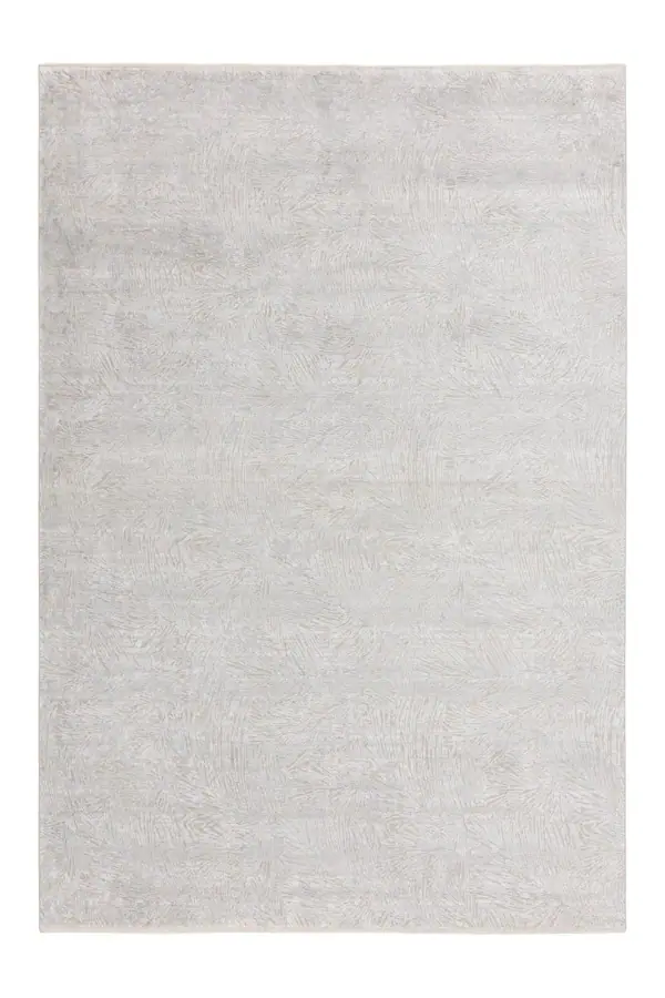 Mono Krem ve Koyu Gri Salon Halısı EW3434