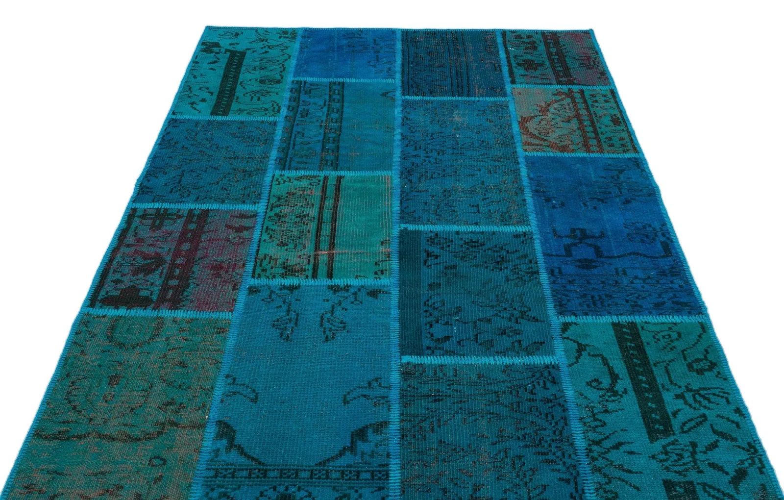 Apex Patchwork Unique Turkuaz 26368 - görsel 3
