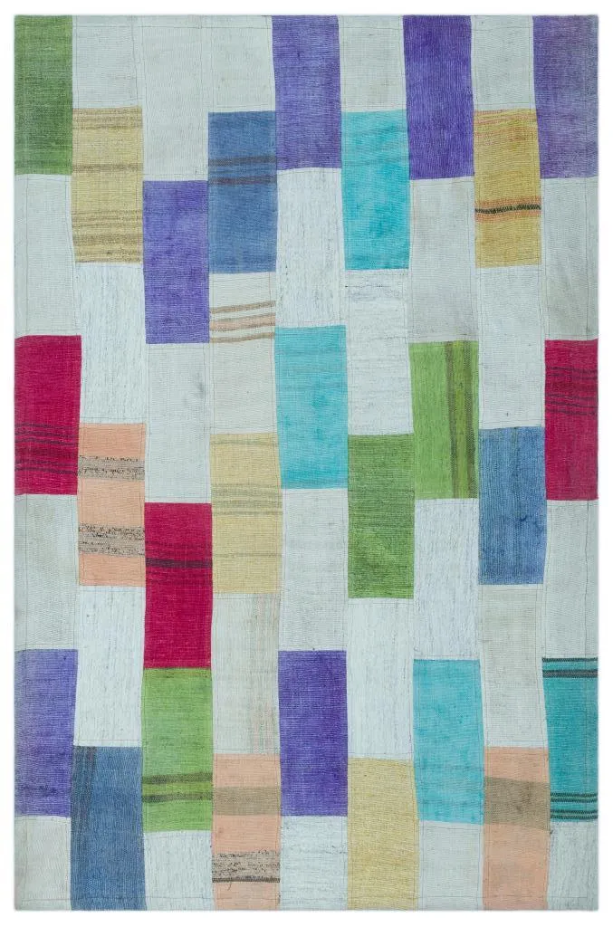 Apex Kilim Patchwork Unique Colours 24669 - görsel 1