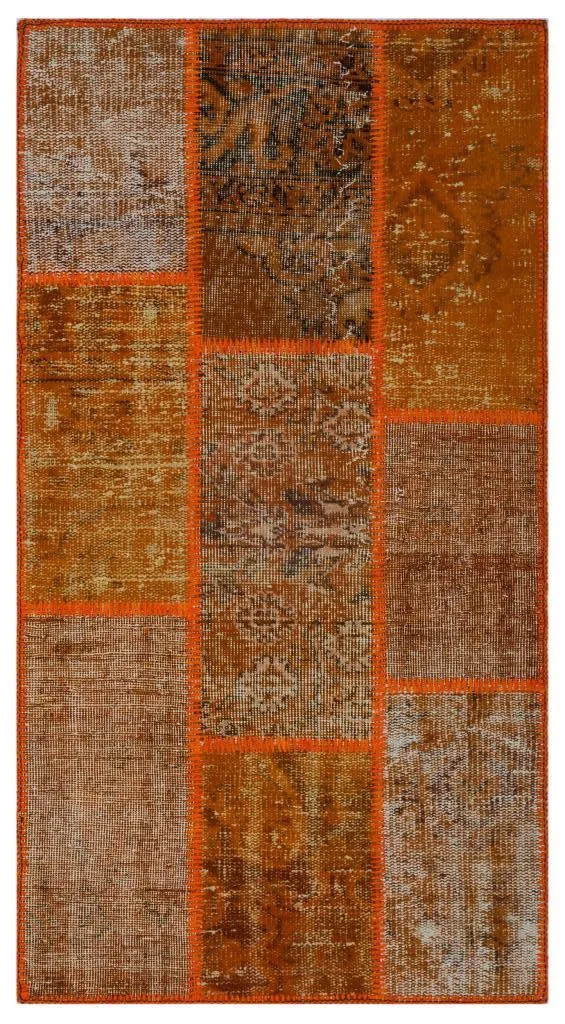 Apex Patchwork Halı Turuncu 26032 - görsel 1