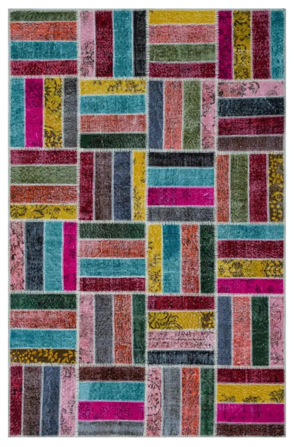 Apex Patchwork Unique Multi Naturel 26478
