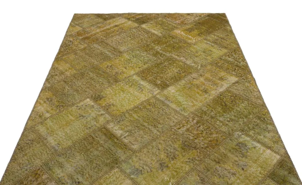 Apex Patchwork Halı Yeşil 20978 - görsel 3