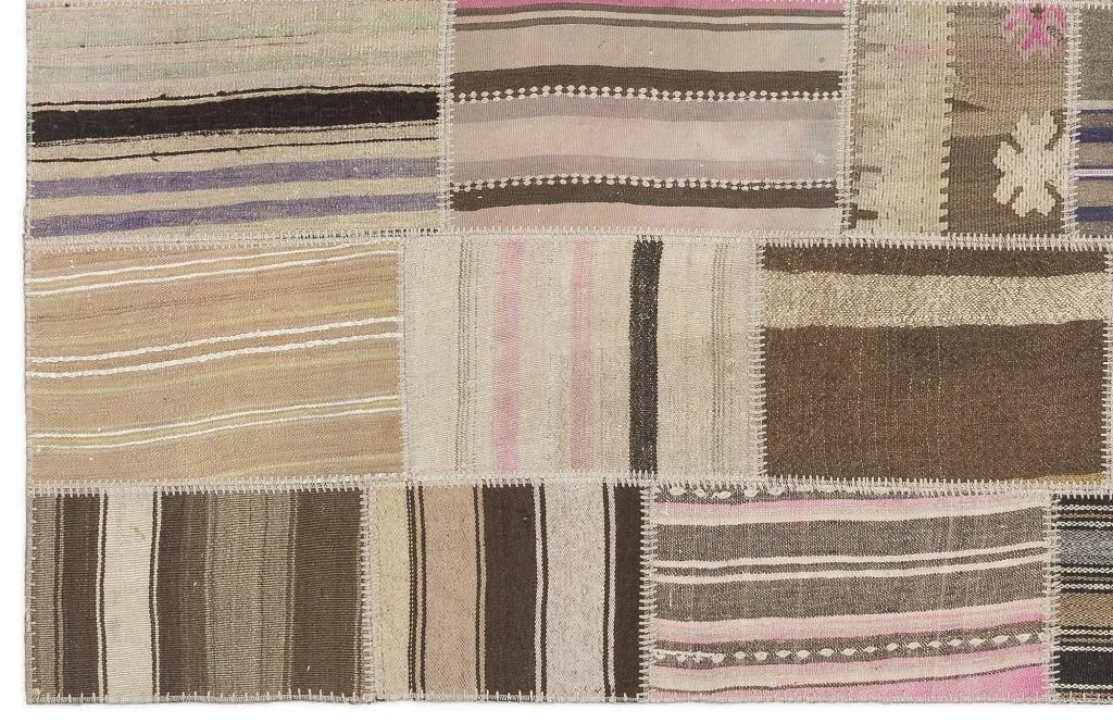Apex Kilim Patchwork Unique Striped 1486 - görsel 4