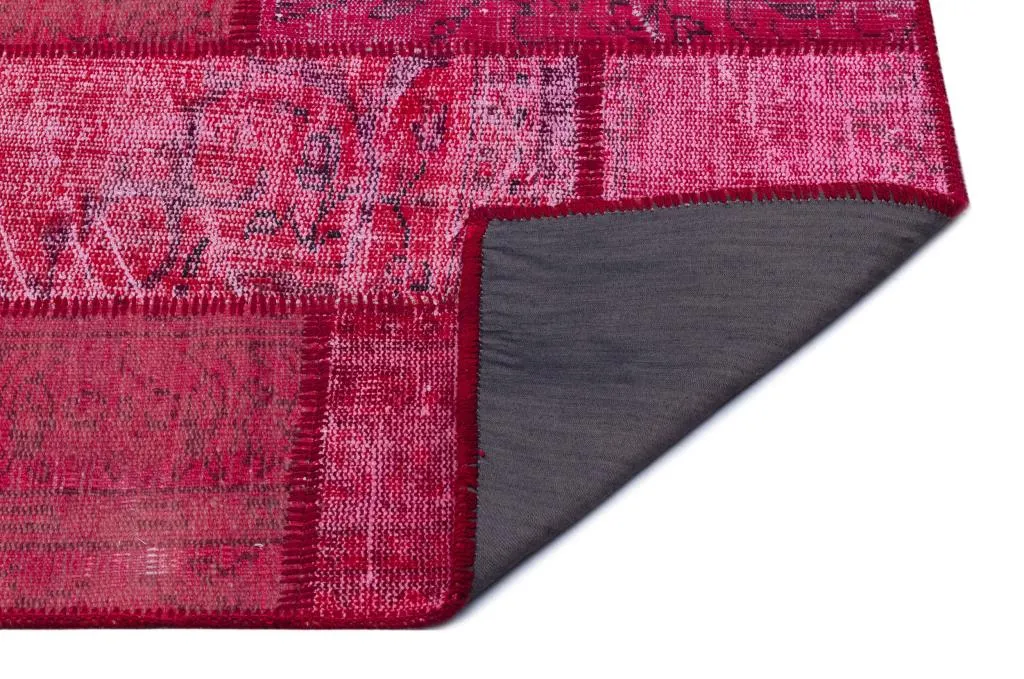Apex Patchwork Halı Kırmızı 26633 - görsel 2