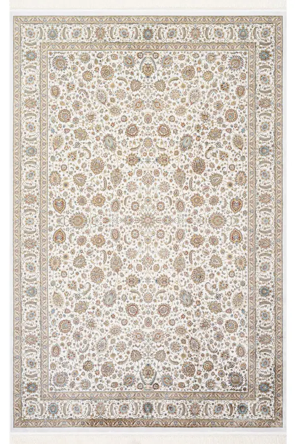 Koza Buhara Bej Gold Klasik Motifli Salon Halısı A5980B