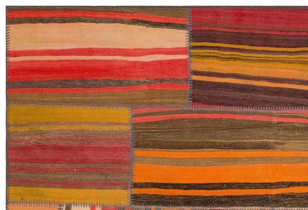 Apex Kilim Patchwork Unique Naturel 36368 - görsel 4