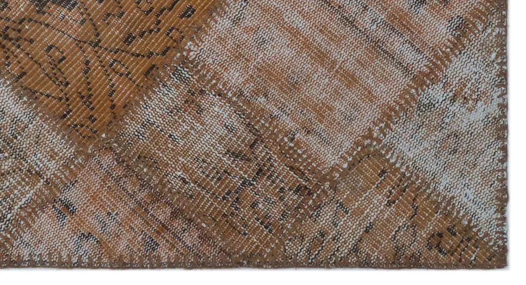 Apex Patchwork Halı Kahve 24717 - görsel 4