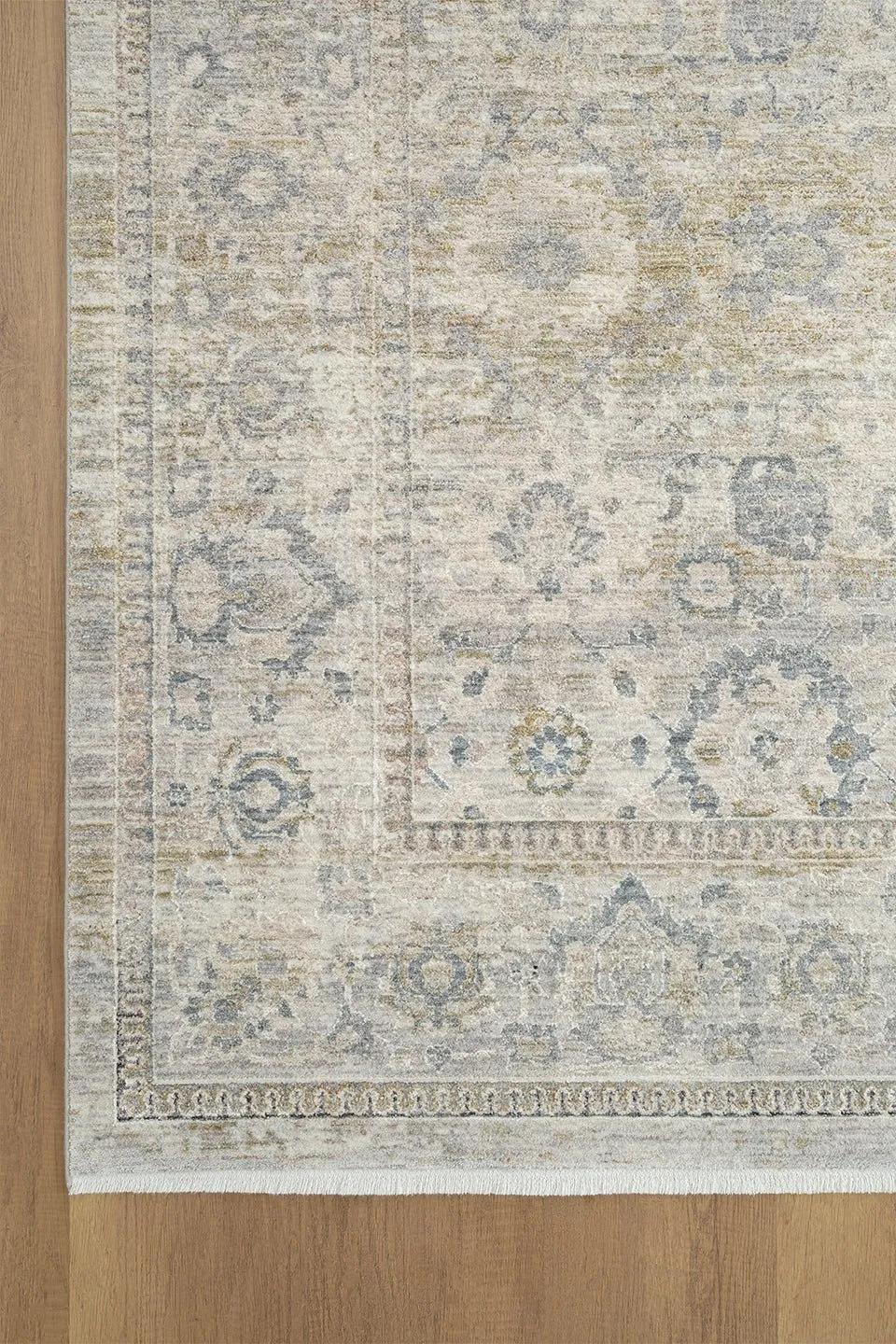 Antique Smoke Vintage Desenli Modern Klasik Salon Halısı - görsel 2