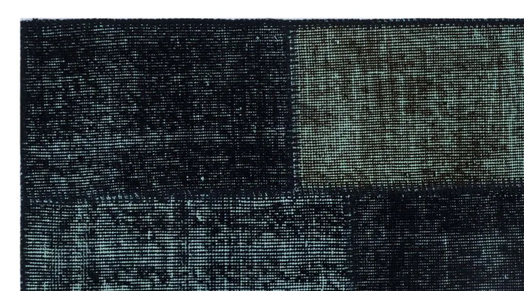 Apex Patchwork Halı Siyah 26104 - görsel 5