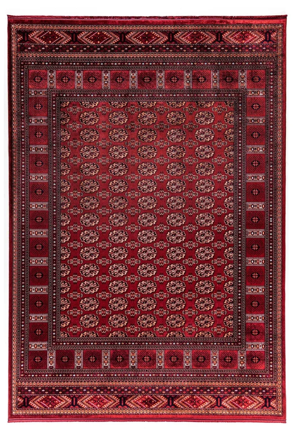 Quka Afgan 113 Bordo Halı - görsel 3