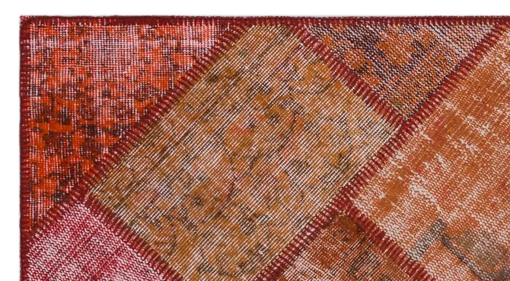 Apex Patchwork Halı Kırmızı 26734 - görsel 5