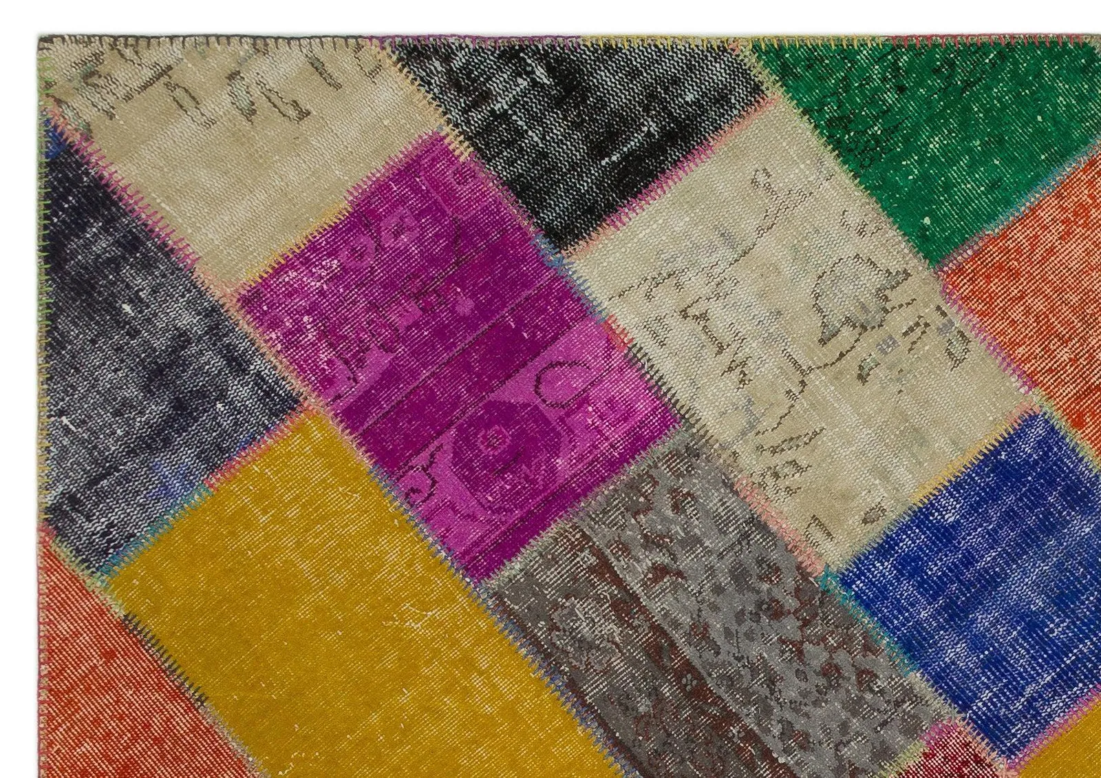 Apex Patchwork Unique Multi Naturel 21636 - görsel 4