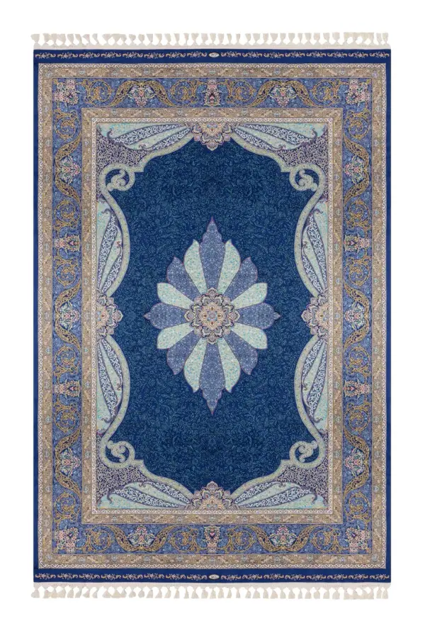 Kaftan Lacivert Salon Halısı KF2304
