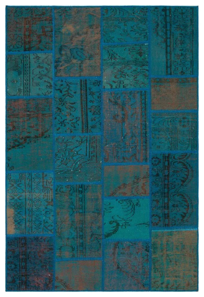 Apex Patchwork Unique Turkuaz 33865 - görsel 1