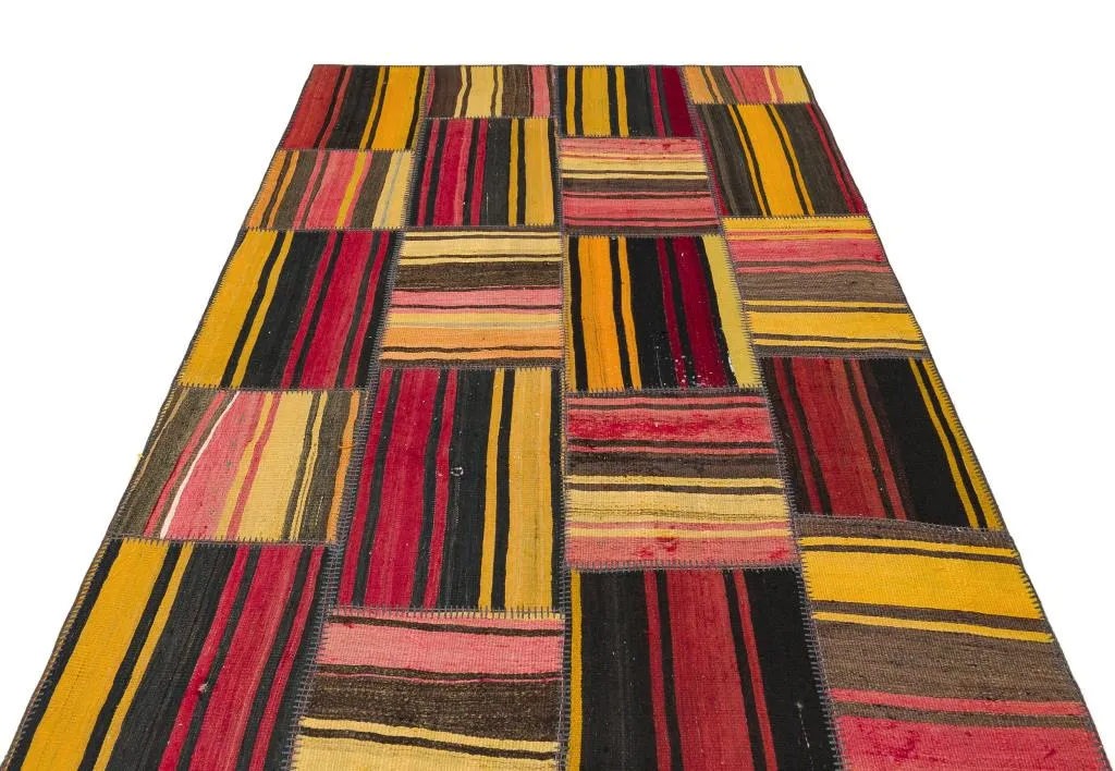 Apex Kilim Patchwork Unique Naturel 36360 - görsel 3
