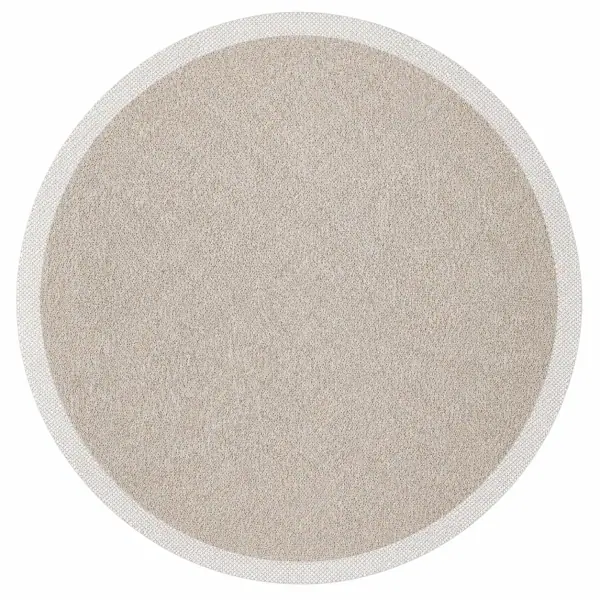 Woolhome Naturel Sisal 2001 Bej Krem Yuvarlak