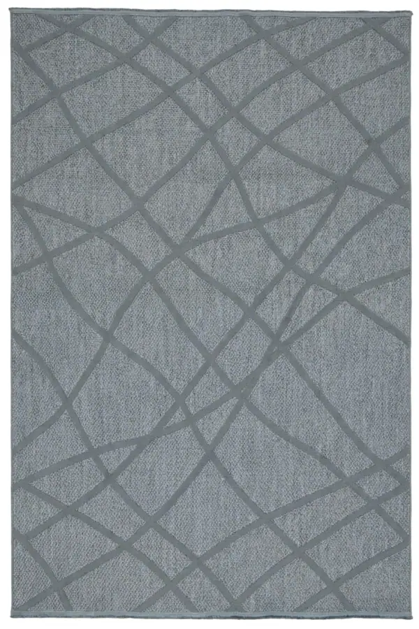 Woolhome Modern Sisal Kesme 8003 Antrasit