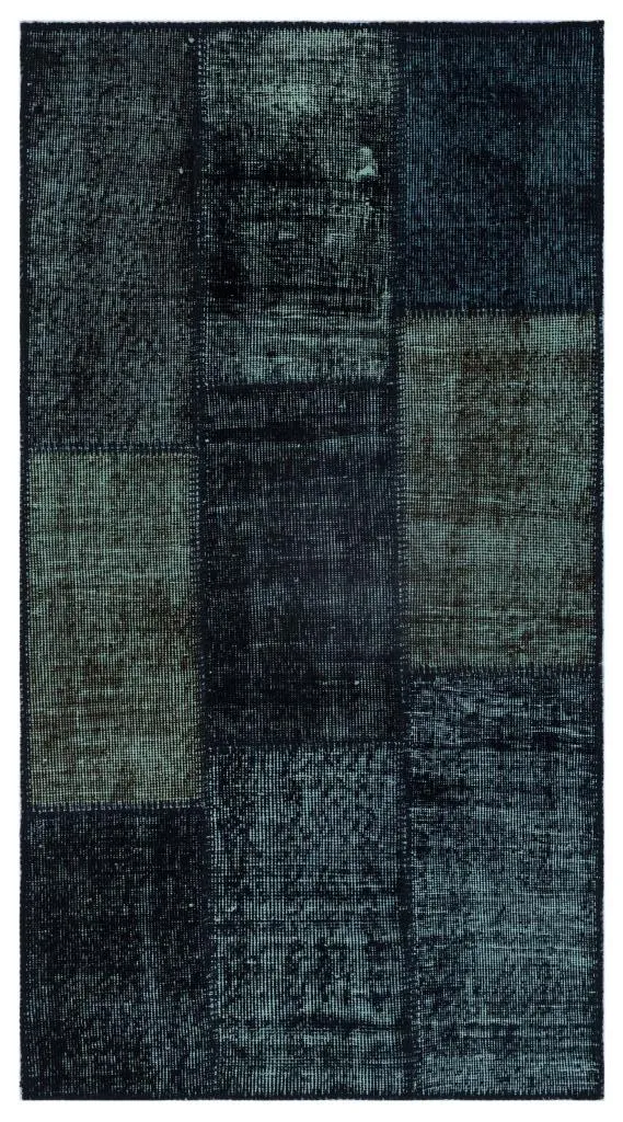 Apex Patchwork Halı Siyah 26104 - görsel 1