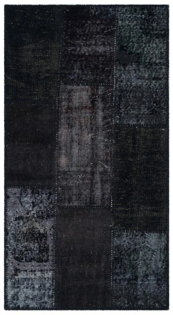 Apex Patchwork Halı Siyah 24753 - görsel 1