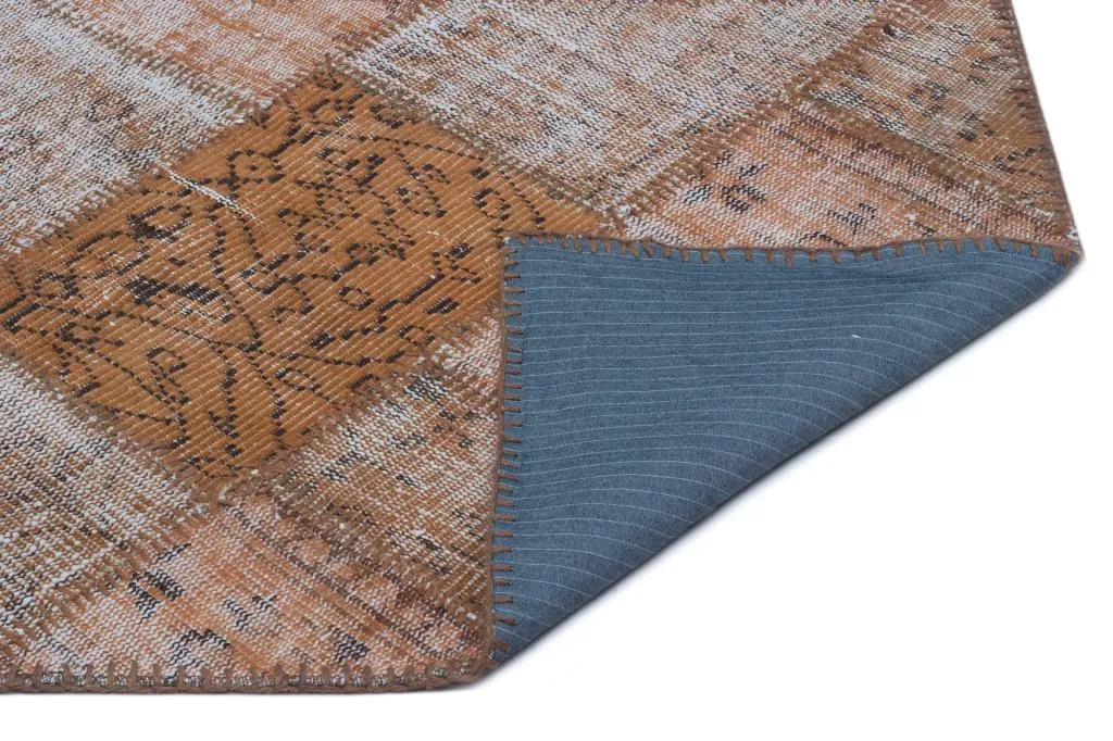Apex Patchwork Halı Kahve 24717 - görsel 2