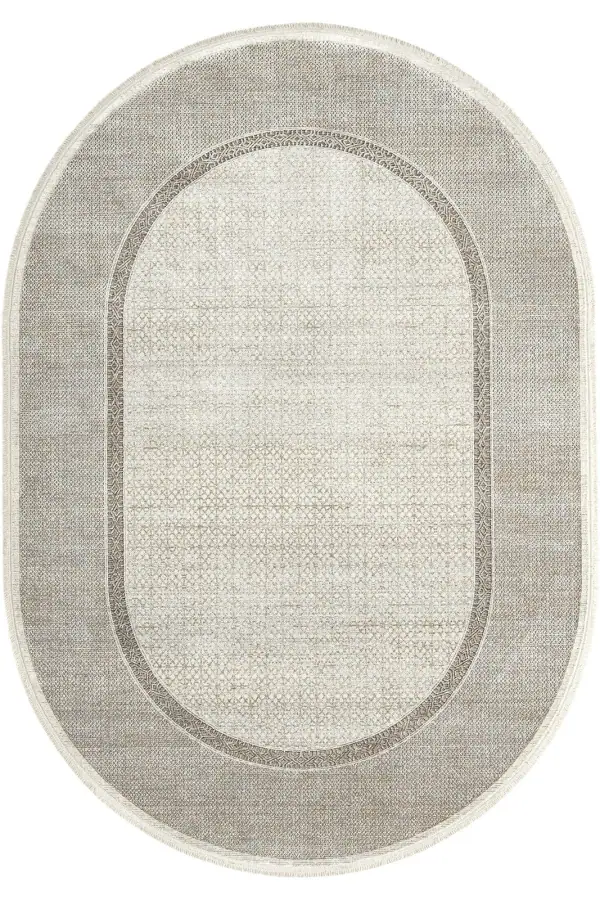Delft Oval Modern Klasik Salon ve Oturma Odası Halısı