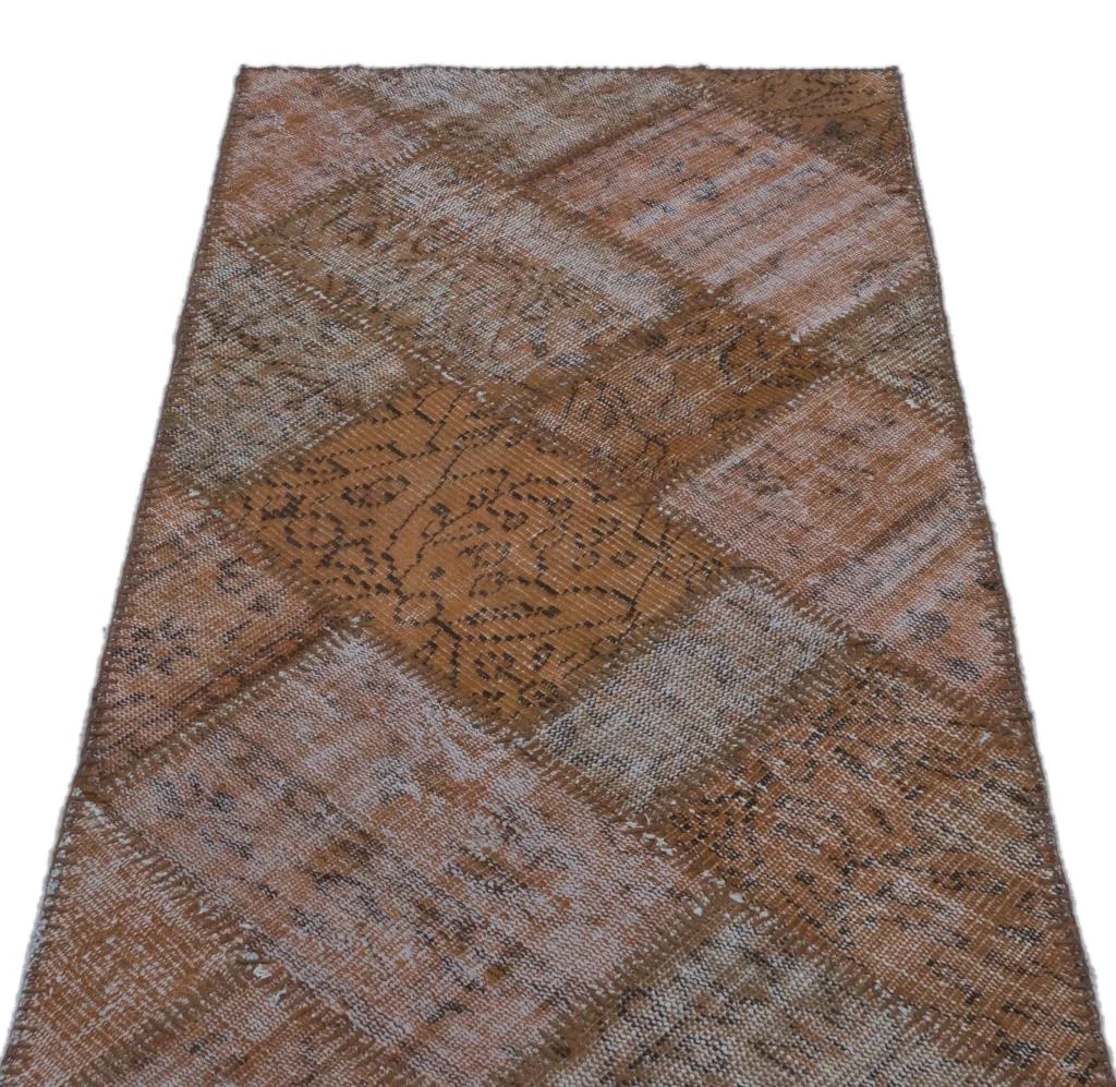 Apex Patchwork Halı Kahve 21332 - görsel 3
