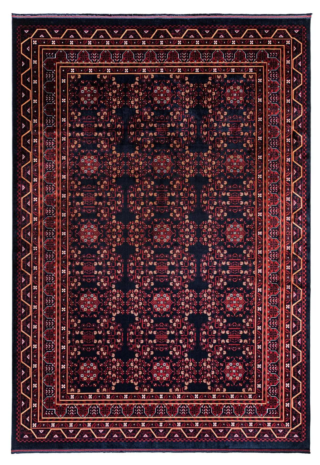 Quka Afgan 114 Lacivert Halı - görsel 3