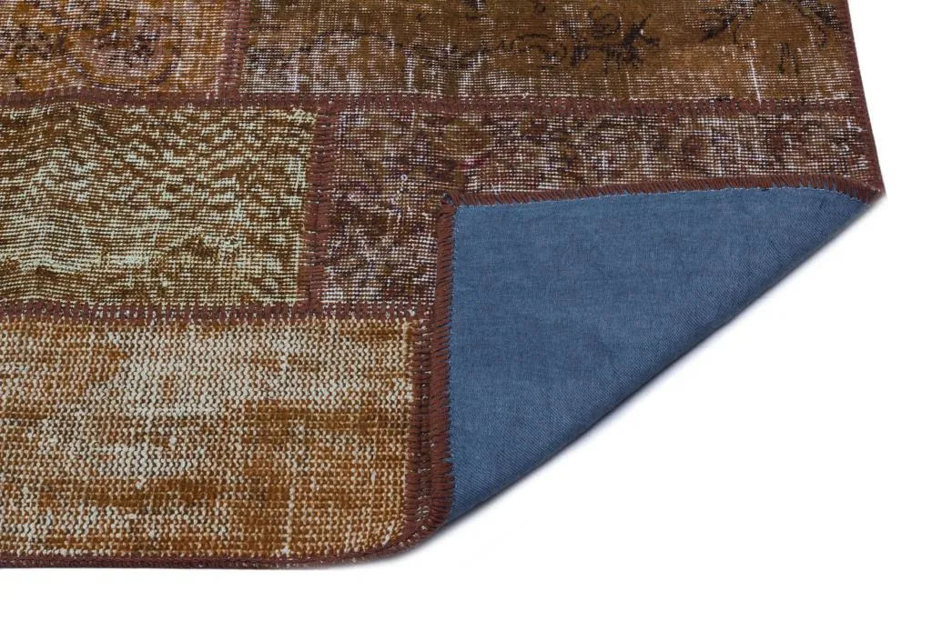 Apex Patchwork Halı Kahve 26108 - görsel 2