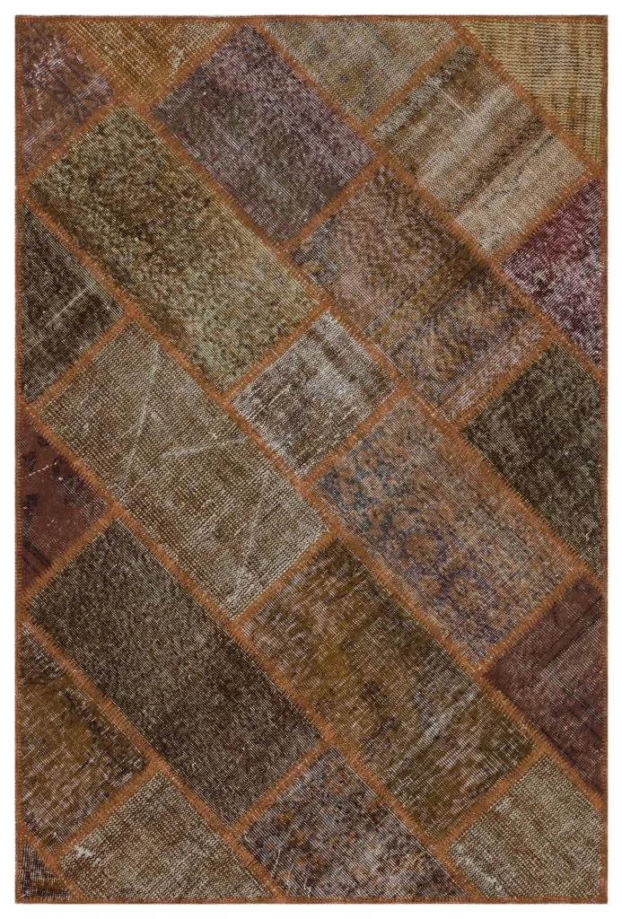 Apex Patchwork Unique Kahve 31110 - görsel 1