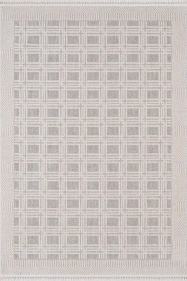 Picco İskandinav Tarzda Toz Vermeyen Modern Saçaklı Halı