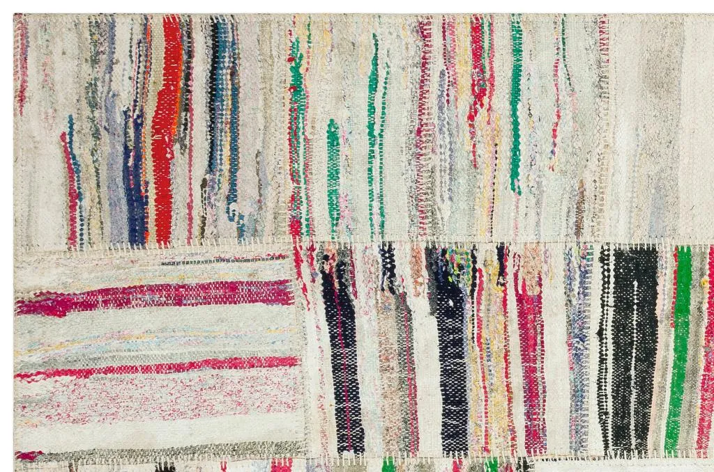 Apex Kilim Patchwork Unique Striped 36364 - görsel 4