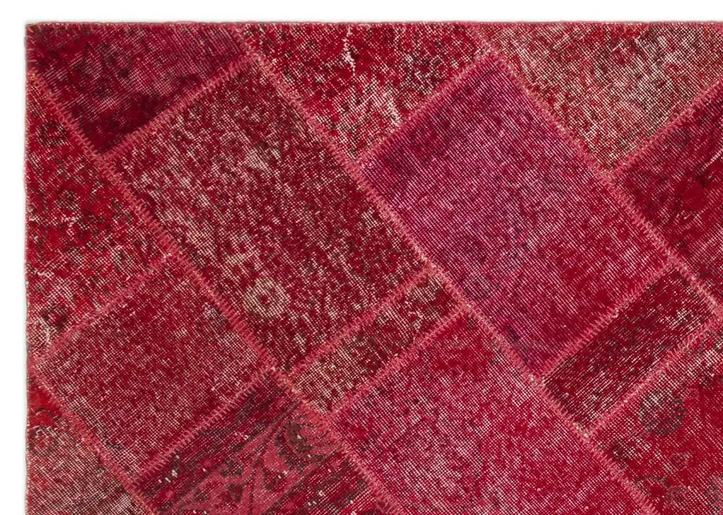 Apex Patchwork Halı Kırmızı 22073 - görsel 4