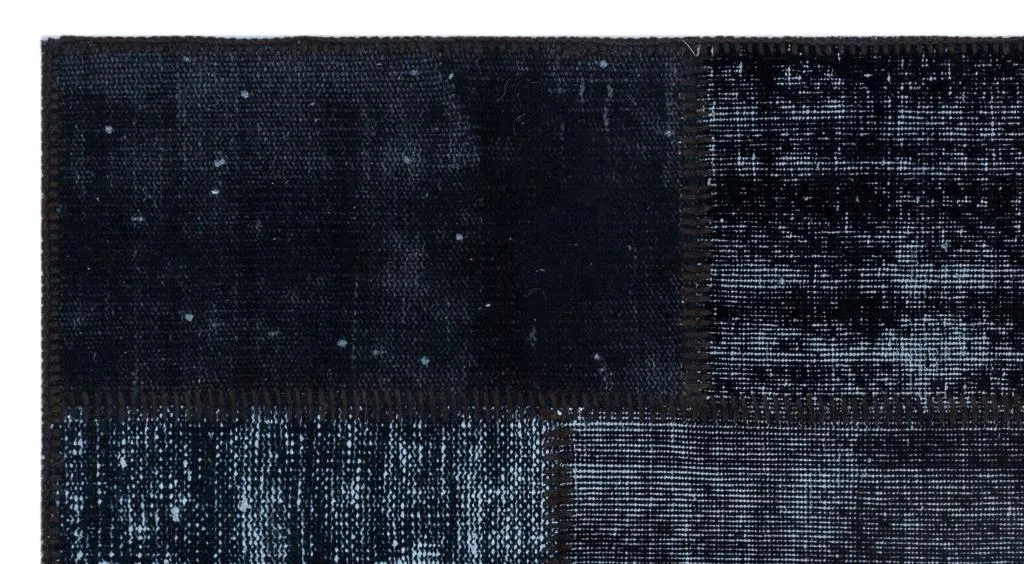Apex Patchwork Halı Siyah 26131 - görsel 5