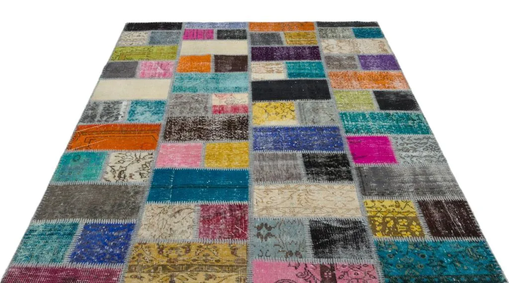 Apex Patchwork Unique Multi Naturel 20561 - görsel 3