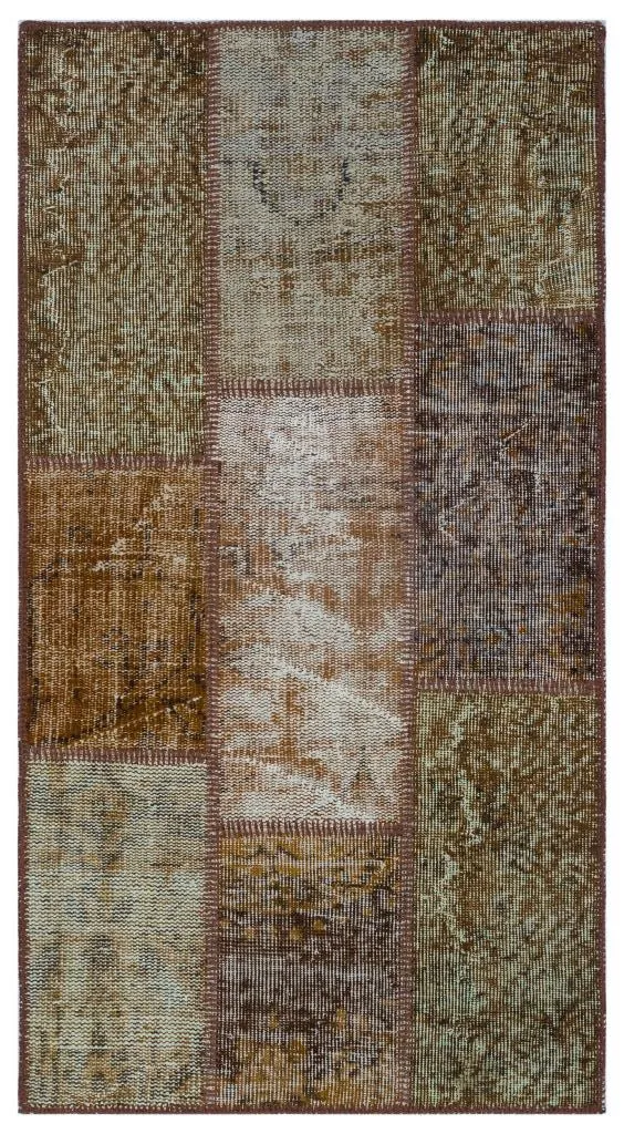 Apex Patchwork Halı Kahve 26137 - görsel 1