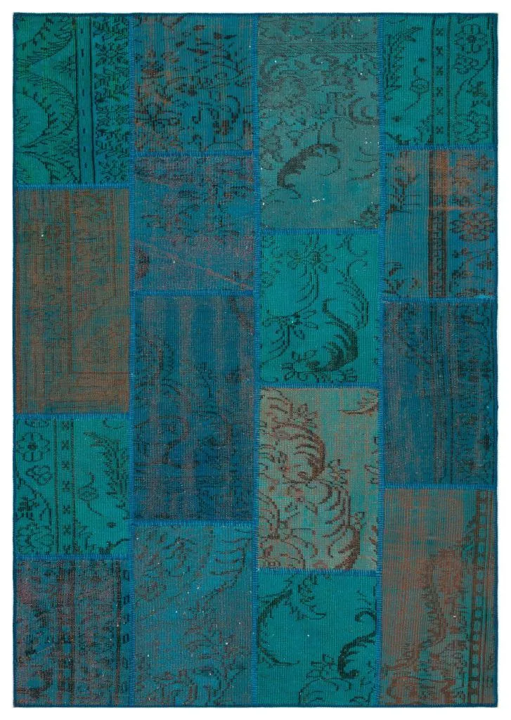 Apex Patchwork Unique Turkuaz 33940 - görsel 1
