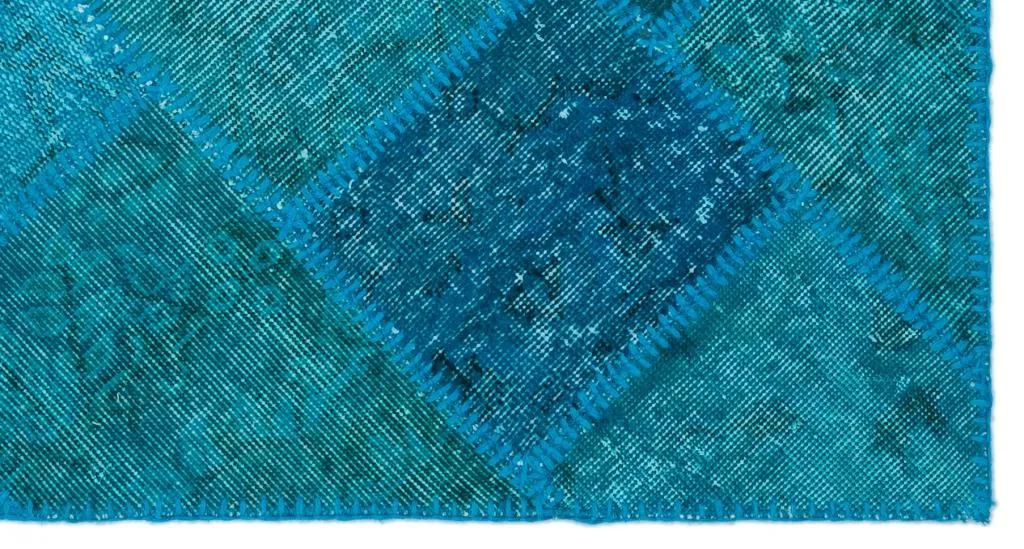 Apex Patchwork Halı Turkuaz 25075 - görsel 4