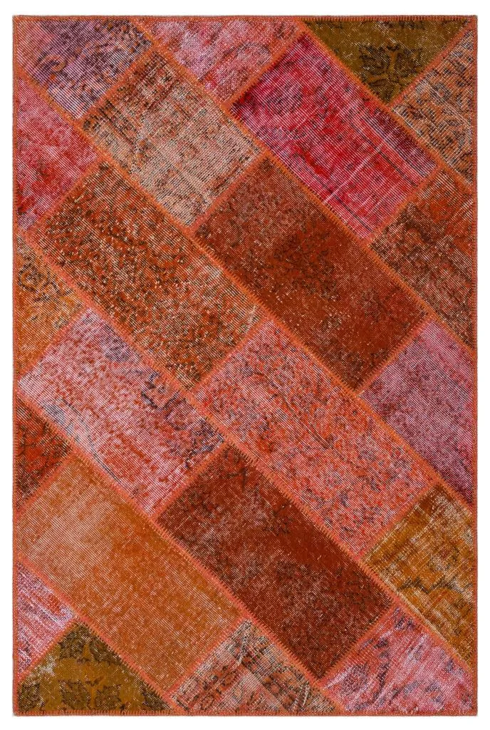 Apex Patchwork Halı Kırmızı 26707 - görsel 1