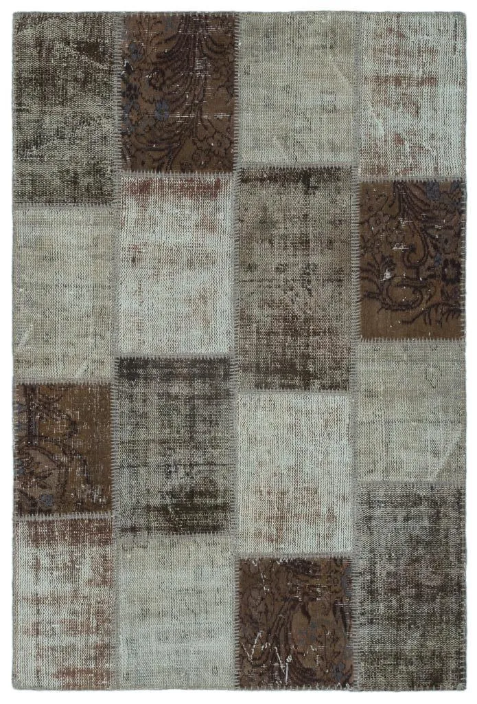 Apex Patchwork Unique Kahve 22213 - görsel 1