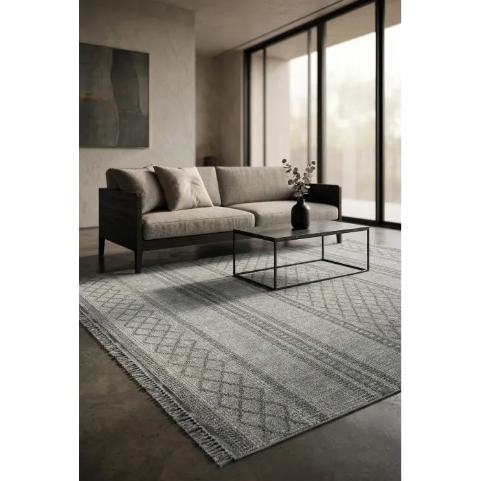 Woolen Doha E606 Gri - görsel 1