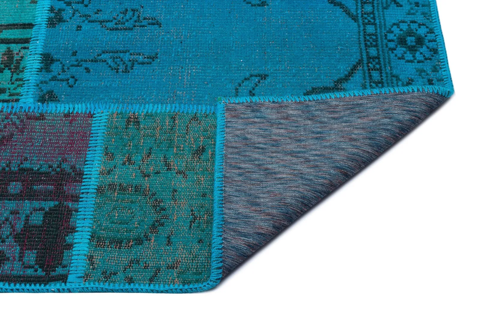 Apex Patchwork Unique Turkuaz 26368 - görsel 2