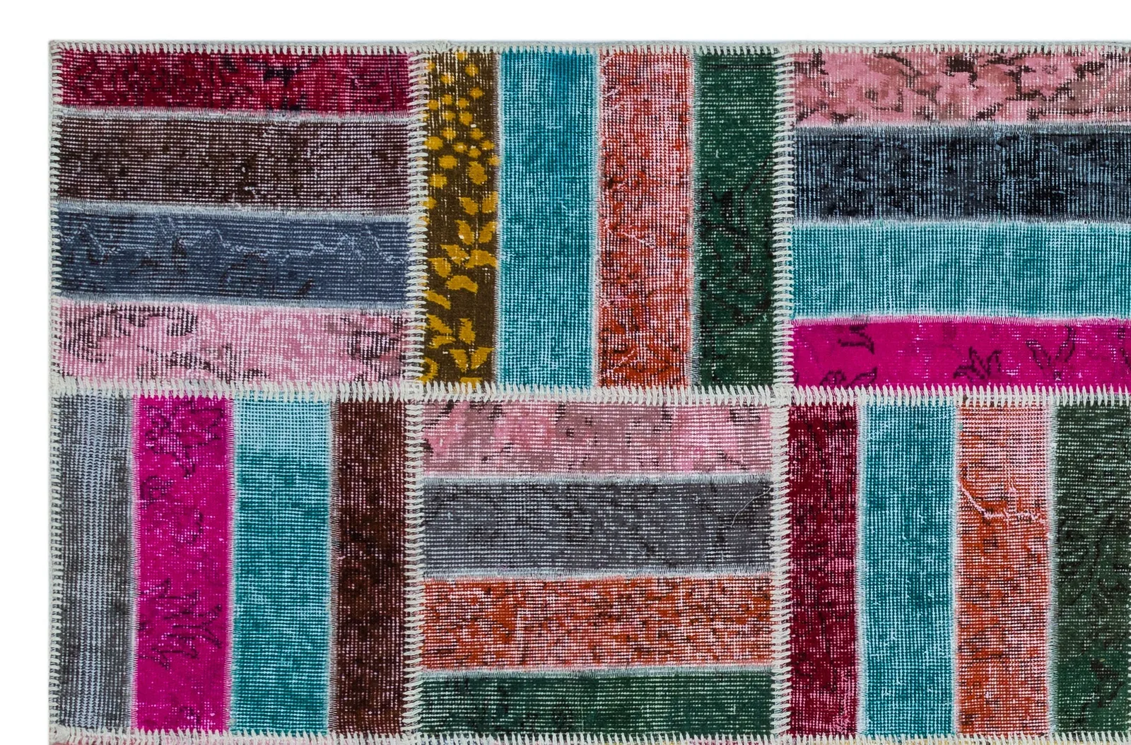 Apex Patchwork Unique Multi Naturel 26478 - görsel 5