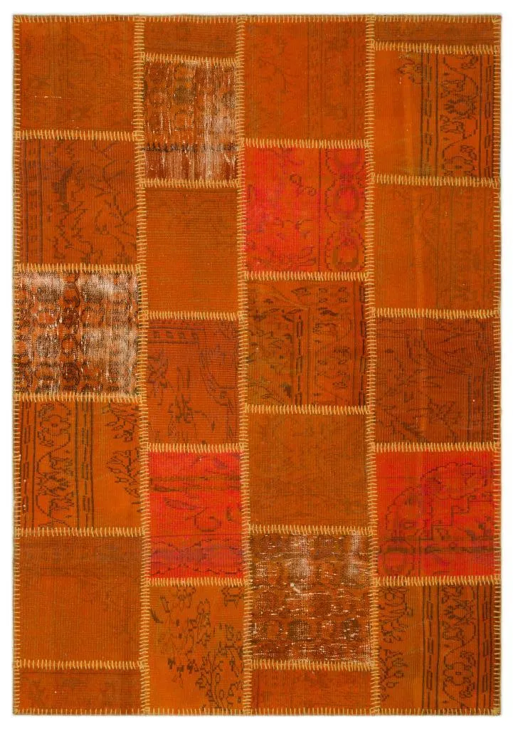 Apex Patchwork Halı Turuncu 22276 - görsel 1