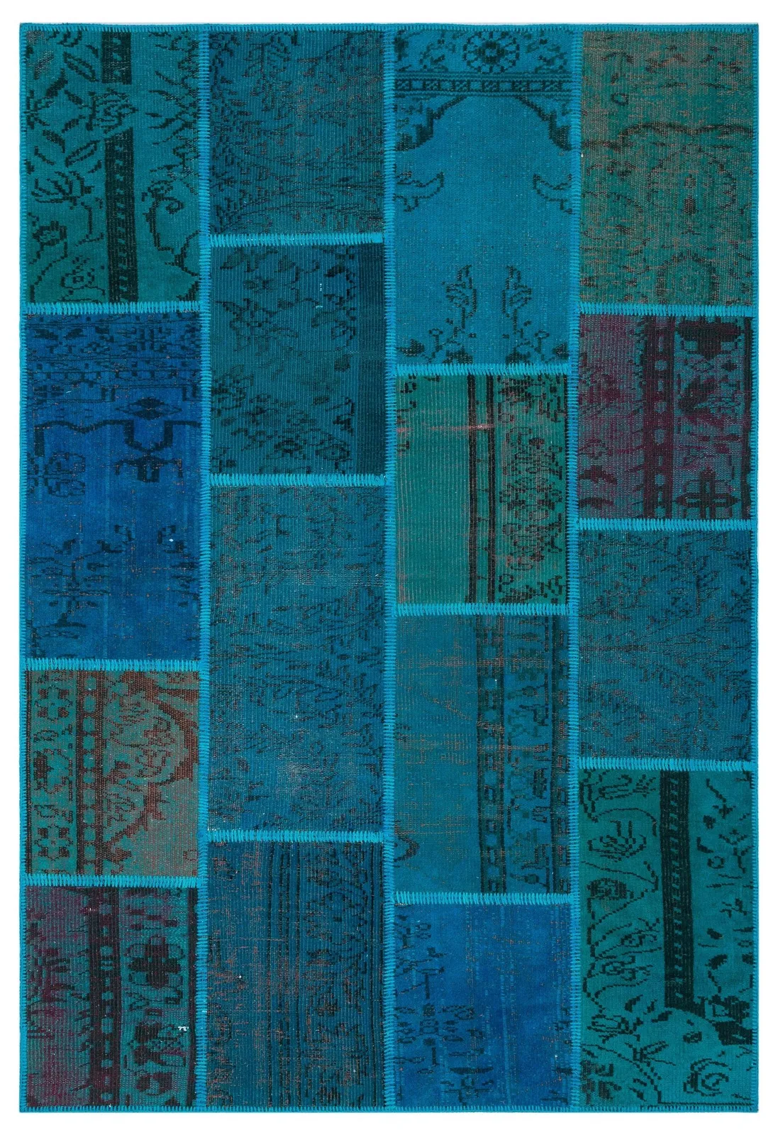 Apex Patchwork Unique Turkuaz 26368 - görsel 1