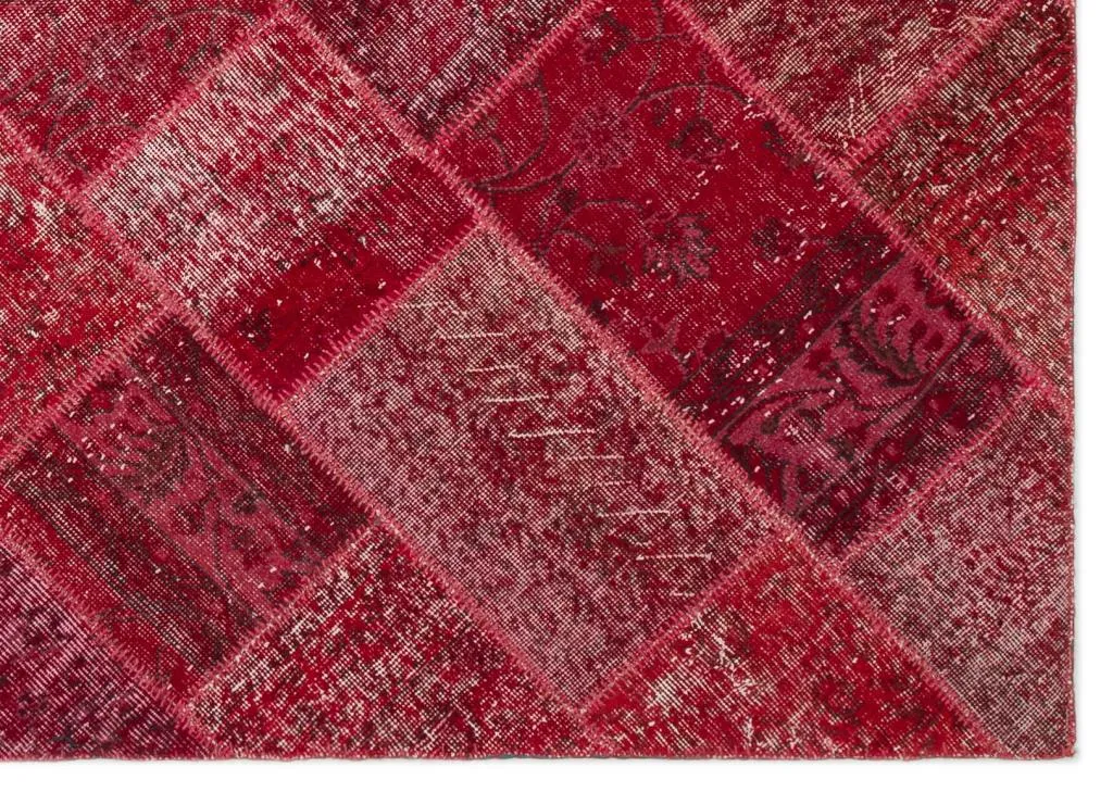 Apex Patchwork Halı Kırmızı 22073 - görsel 5