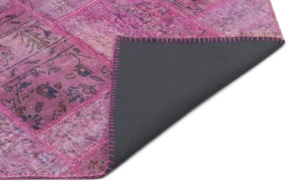 Apex Patchwork Halı Pembe 21542 - görsel 2