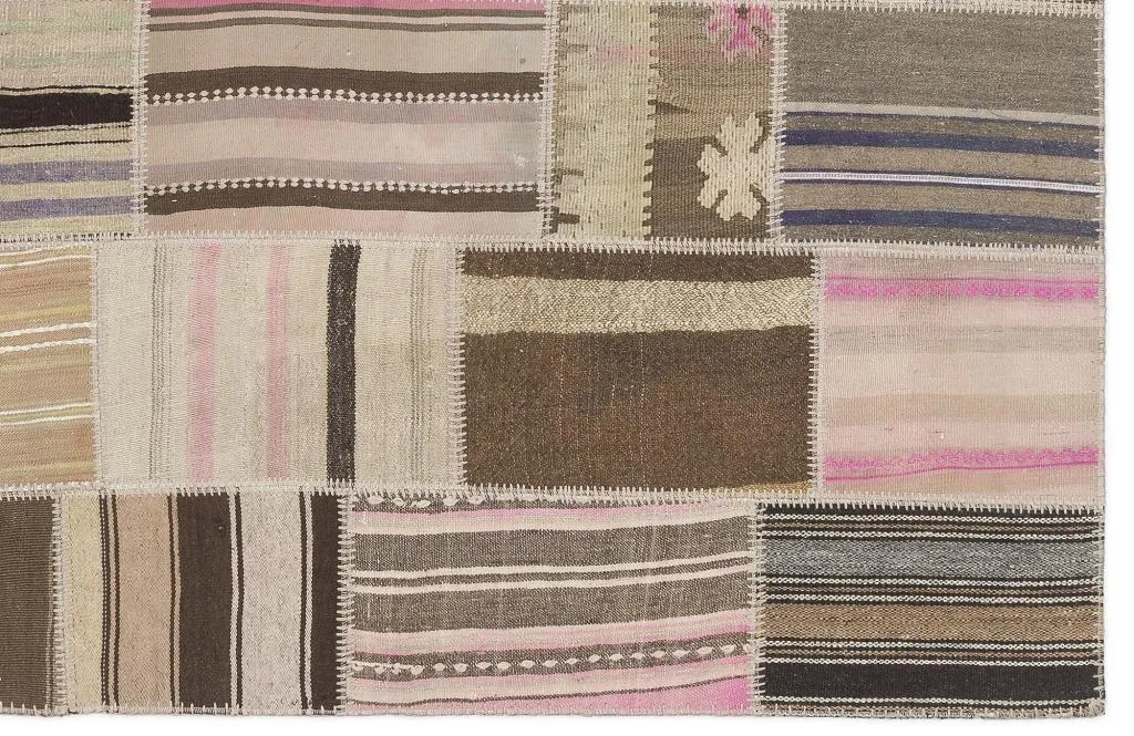 Apex Kilim Patchwork Unique Striped 1486 - görsel 5