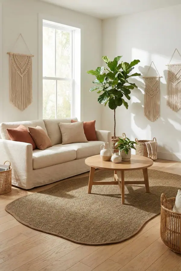 Canvas 3 Suit SU05 Kahve Amorf Sisal Halı