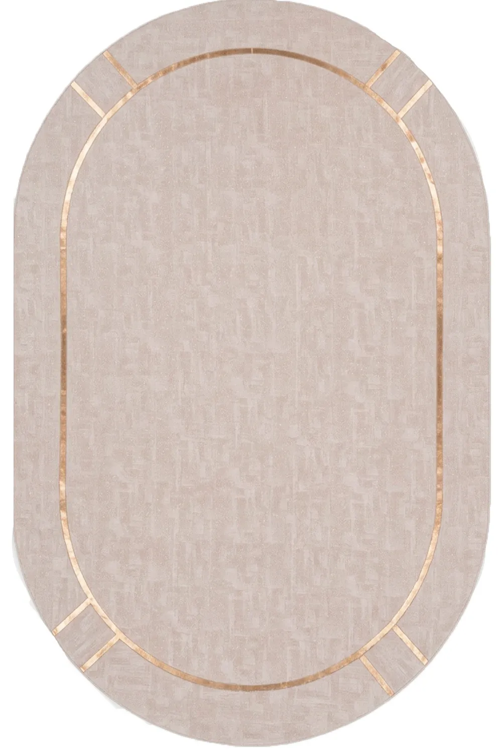 Rono Deri Oval Pembe Rose - görsel 1